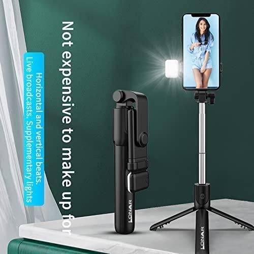 Flash 3-in-1 Selfie Stick Tripod with Bluetooth Remote